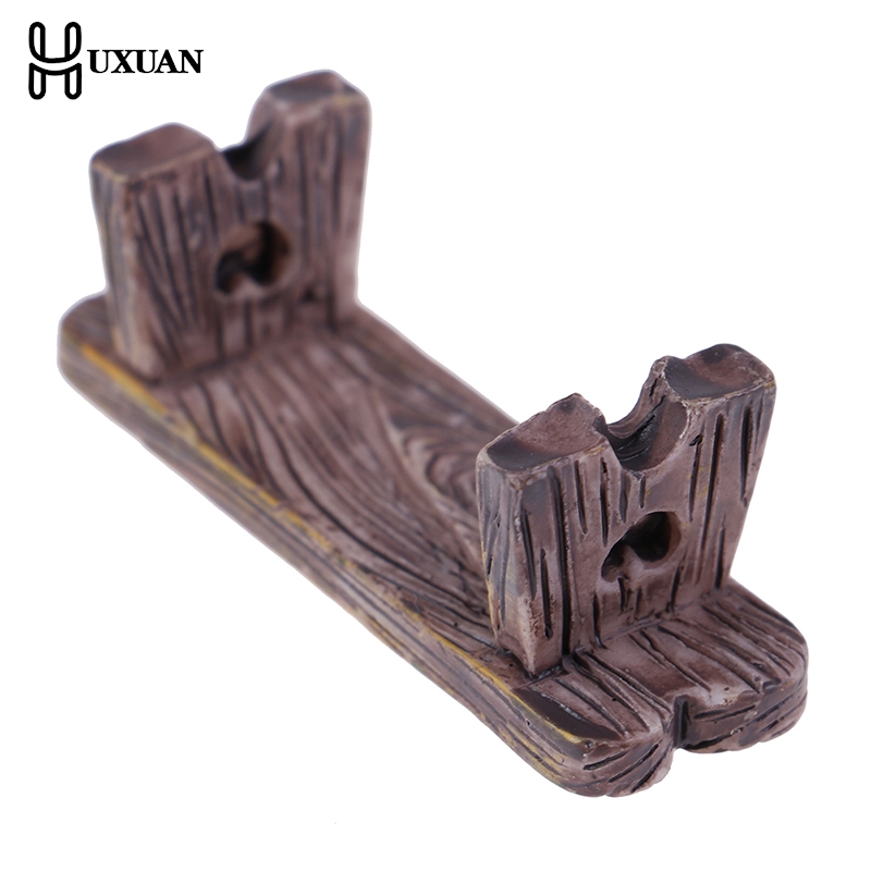 Bonsai Garden Bench - 2*Mini Wooden Park Bench Chair Succulents