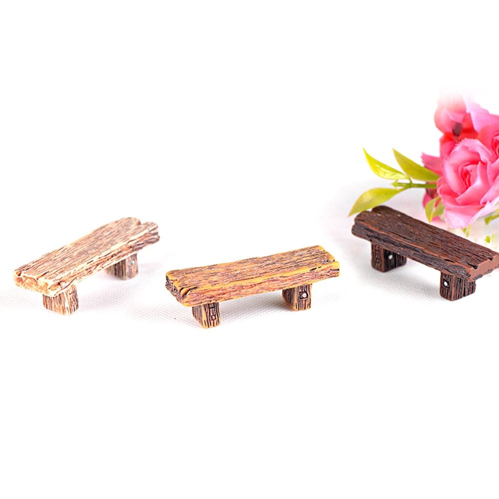 Bonsai Garden Bench - Mini Wooden Chair DIY Fairy Garden