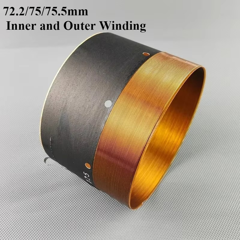 1pc 72.2/75/75.5mm Woofer Spea – Copper Wire Roll Bewertung und Preis