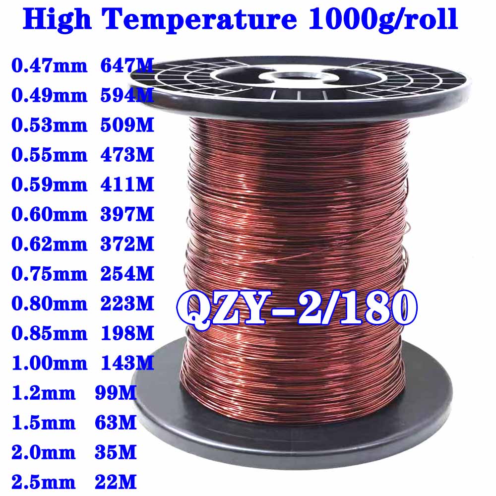 1kg/roll Enamelled wire QZY-2/ – Copper Wire Roll Bewertung und Preis