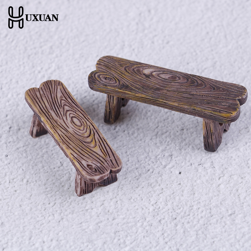 2*Mini Wooden Park Bench Chair – Bonsai Garden Bench Bewertung und Preis