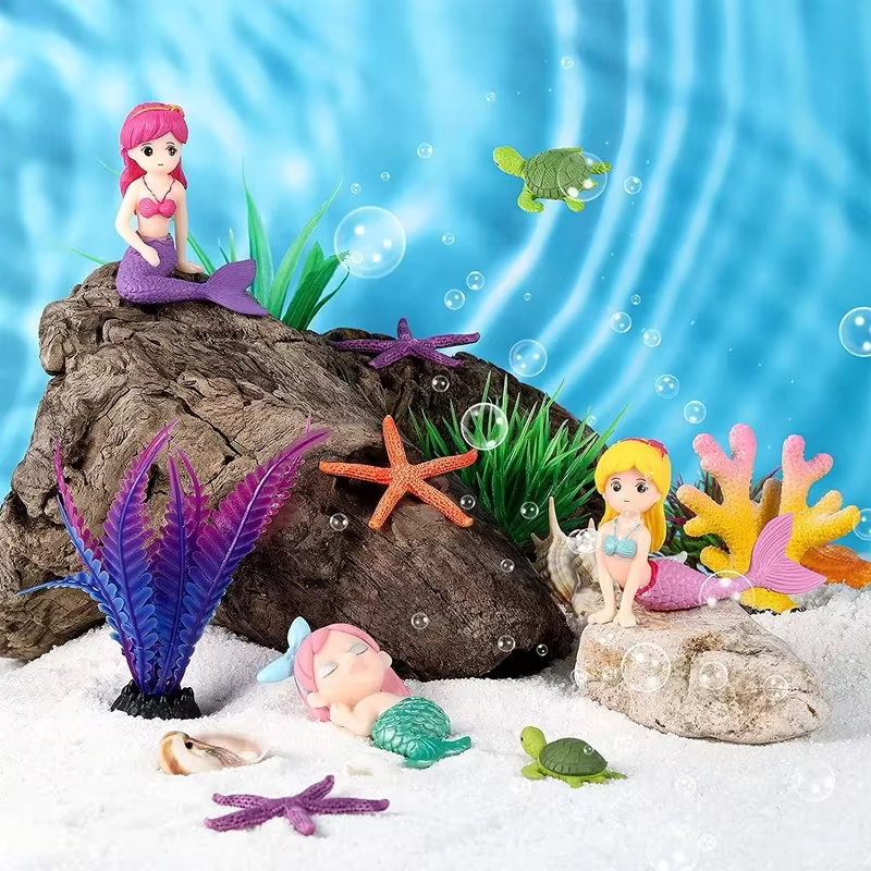 Mermaid Sculpture Mini Figurin – Bonsai Garden Table Bewertung und Preis