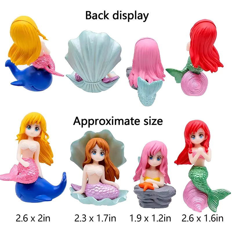 Mermaid Sculpture Mini Figurin – Bonsai Garden Table Bewertung und Preis