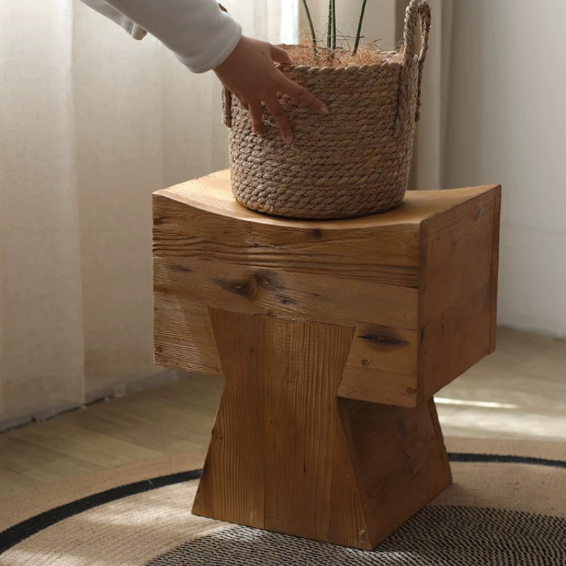 Creative Art Solid Wood Stool  – Bonsai Garden Bench Bewertung und Preis