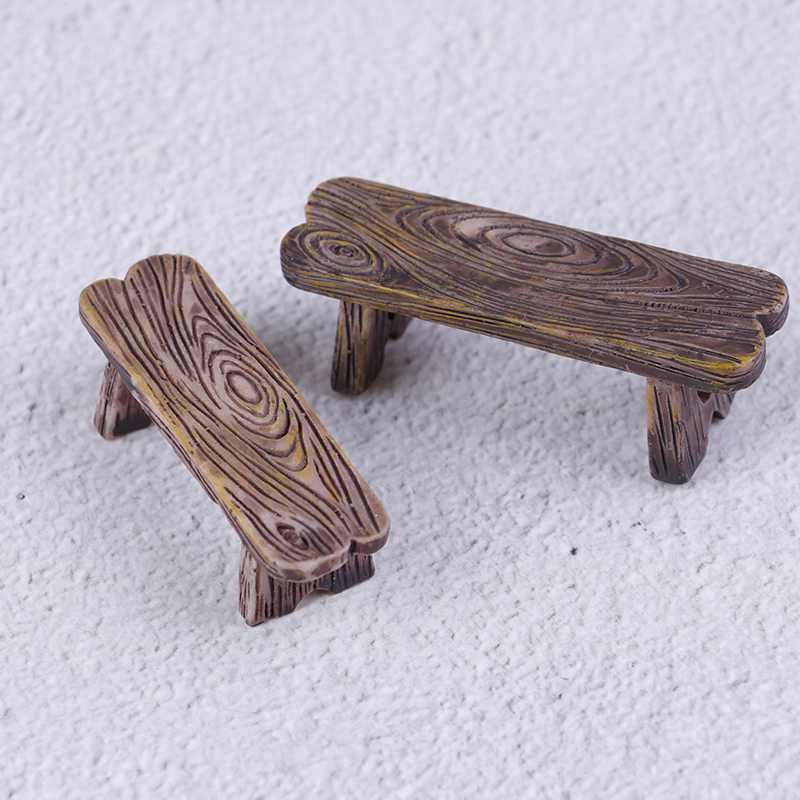 2*Mini Wooden Park Bench Chair – Bonsai Garden Bench Bewertung und Preis