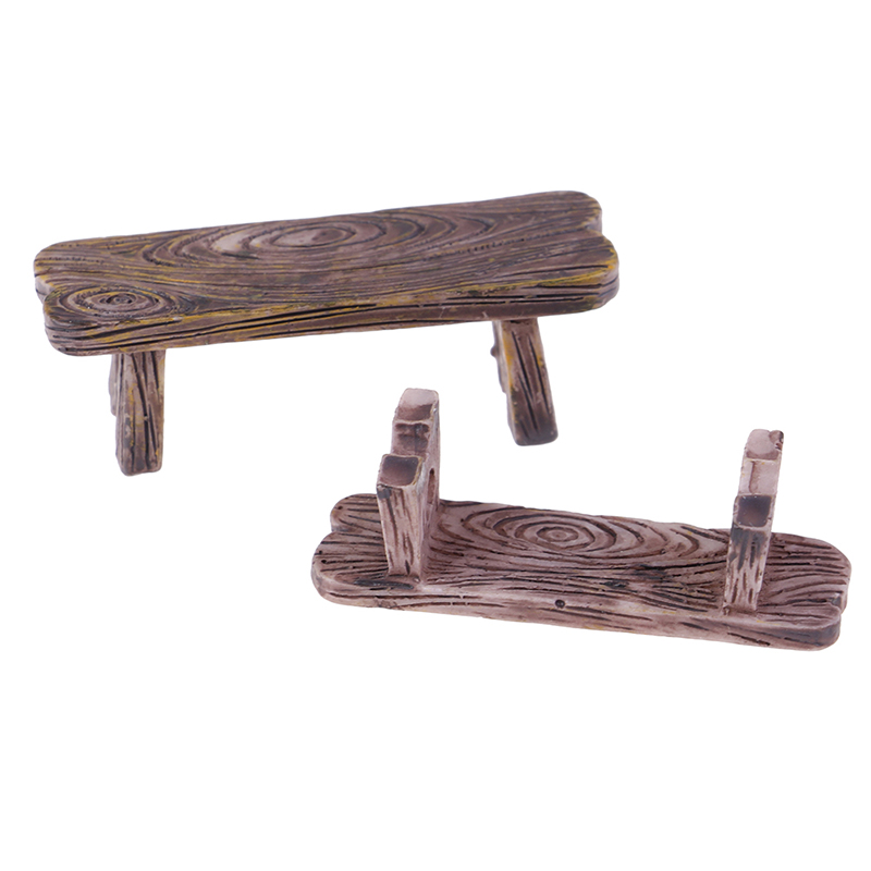 2*Mini Wooden Park Bench Chair – Bonsai Garden Bench Bewertung und Preis