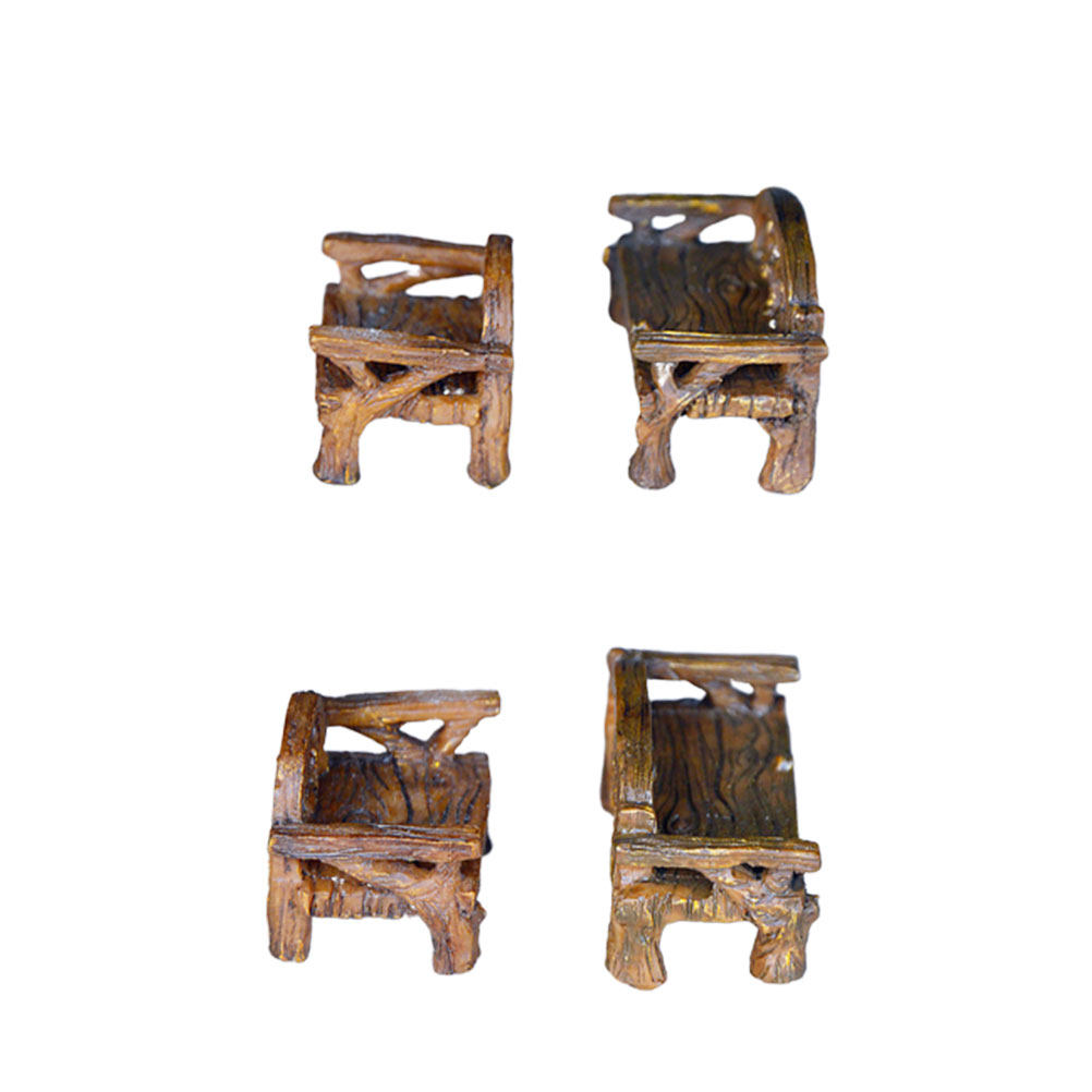 4Pcs Mini Resin Bench Set Prem – Bonsai Garden Bench Bewertung und Preis