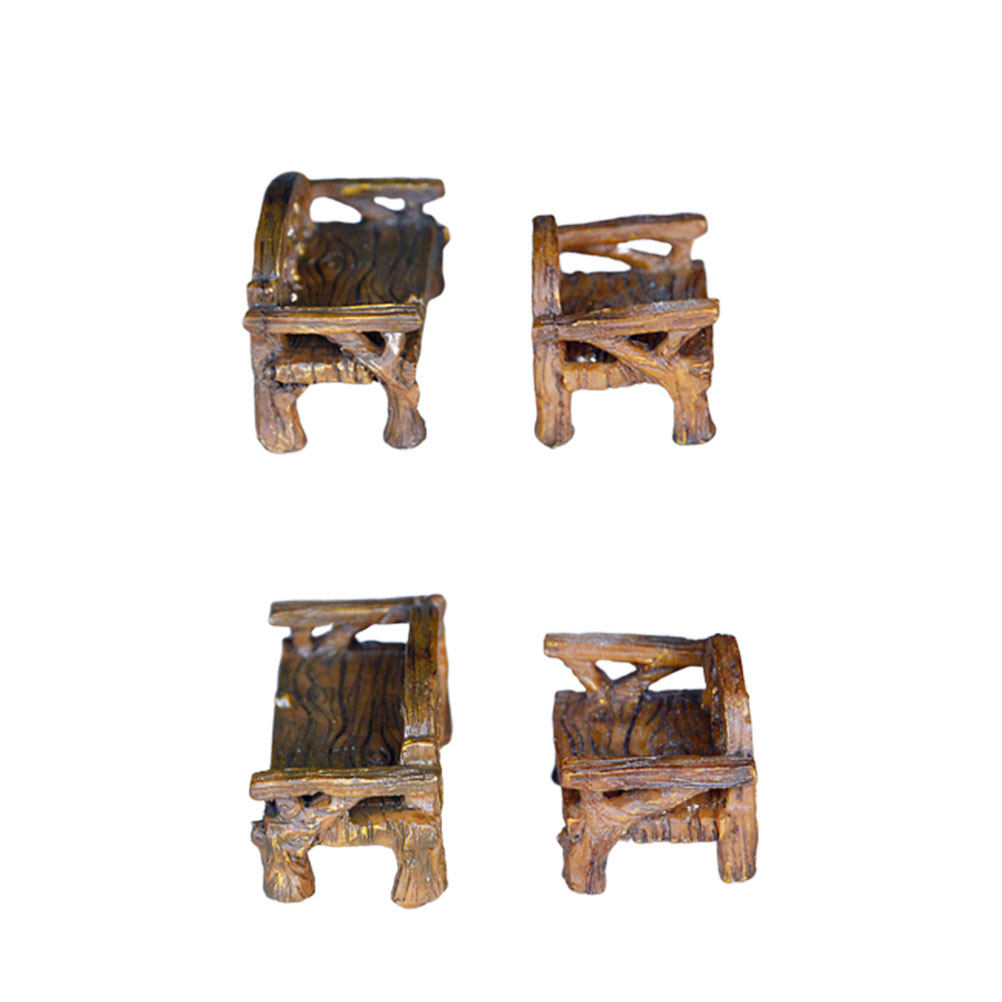 4Pcs Mini Resin Bench Set Prem – Bonsai Garden Bench Bewertung und Preis