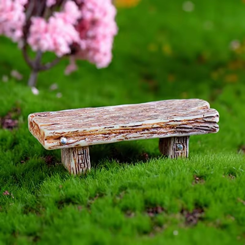1PC Mini Wooden Park Bench Cha – Bonsai Garden Bench Bewertung und Preis