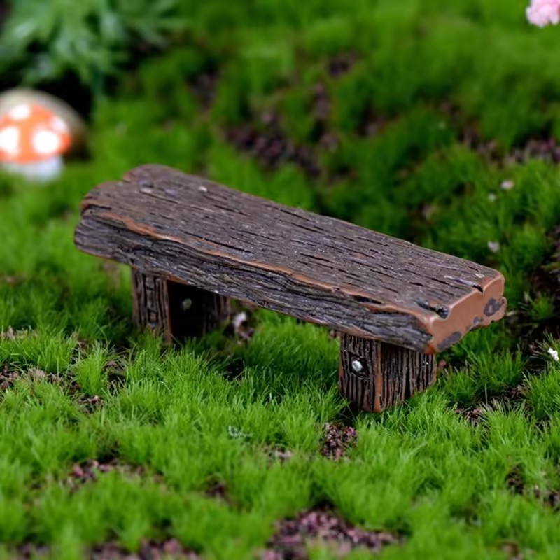 1PC Mini Wooden Park Bench Cha – Bonsai Garden Bench Bewertung und Preis