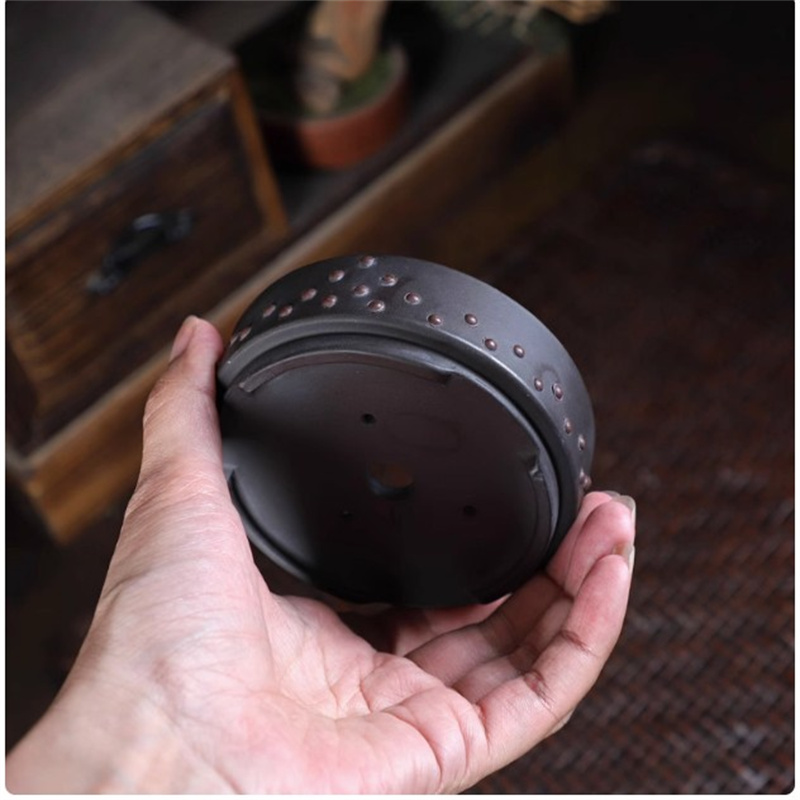 Ceramic Round Bonsai Pot, Drum – Bonsai Garden Table Bewertung und Preis