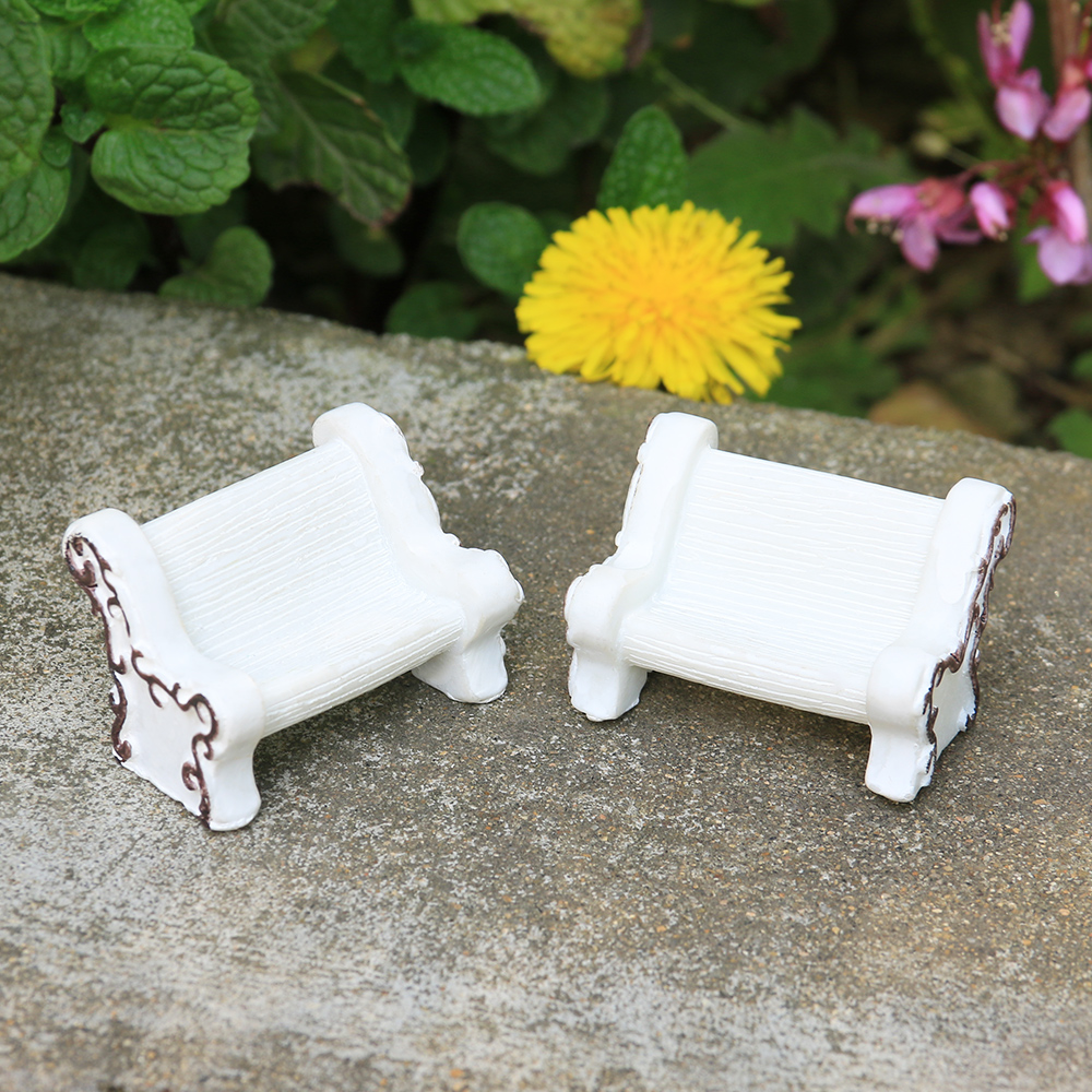 1Pair Miniature Park Seat Mini – Bonsai Garden Bench Bewertung und Preis