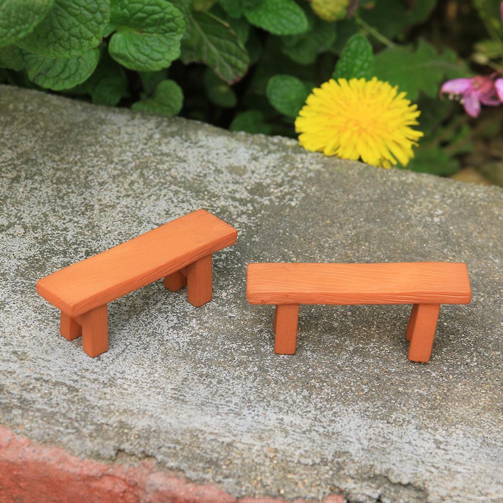 1Pair Miniature Park Seat Mini – Bonsai Garden Bench Bewertung und Preis