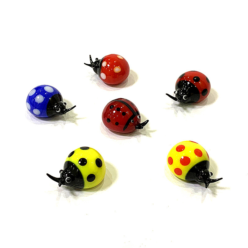 Colorful Mini Glass Ladybug Fi – Bonsai Garden Table Bewertung und Preis