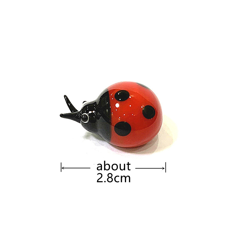 Colorful Mini Glass Ladybug Fi – Bonsai Garden Table Bewertung und Preis