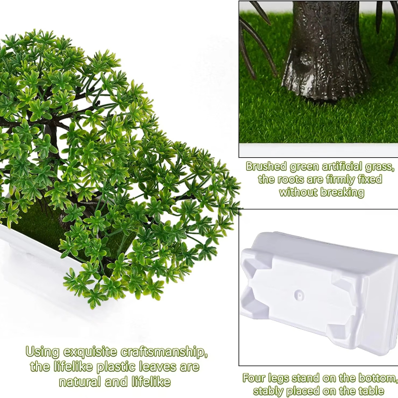 1Pcs Green Artificial Plants B – Bonsai Garden Table Bewertung und Preis