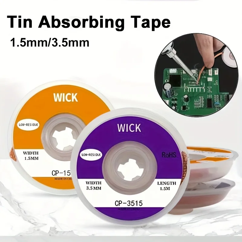 1.5m Desoldering Braid Tape Co – Copper Wire Roll Bewertung und Preis