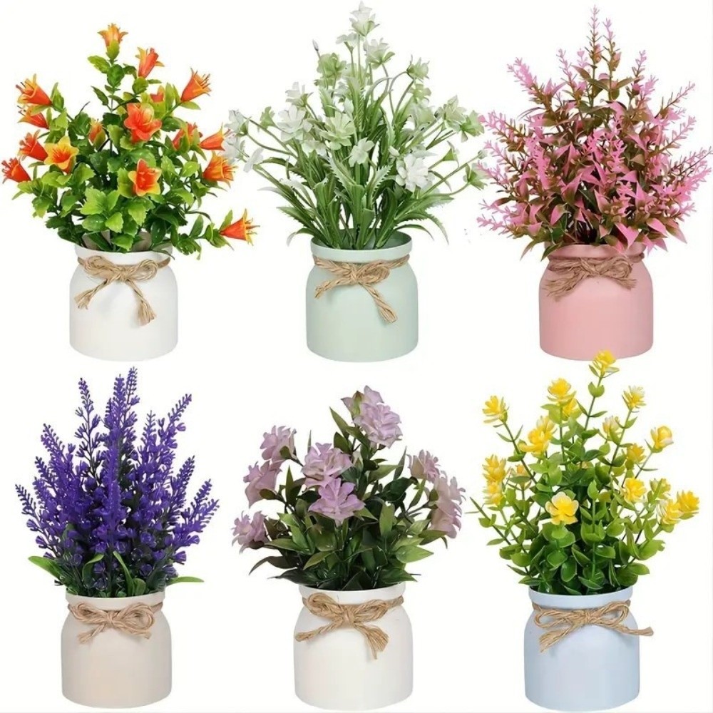 New Fake Potted Flowers Evergr – Bonsai Garden Table Bewertung und Preis