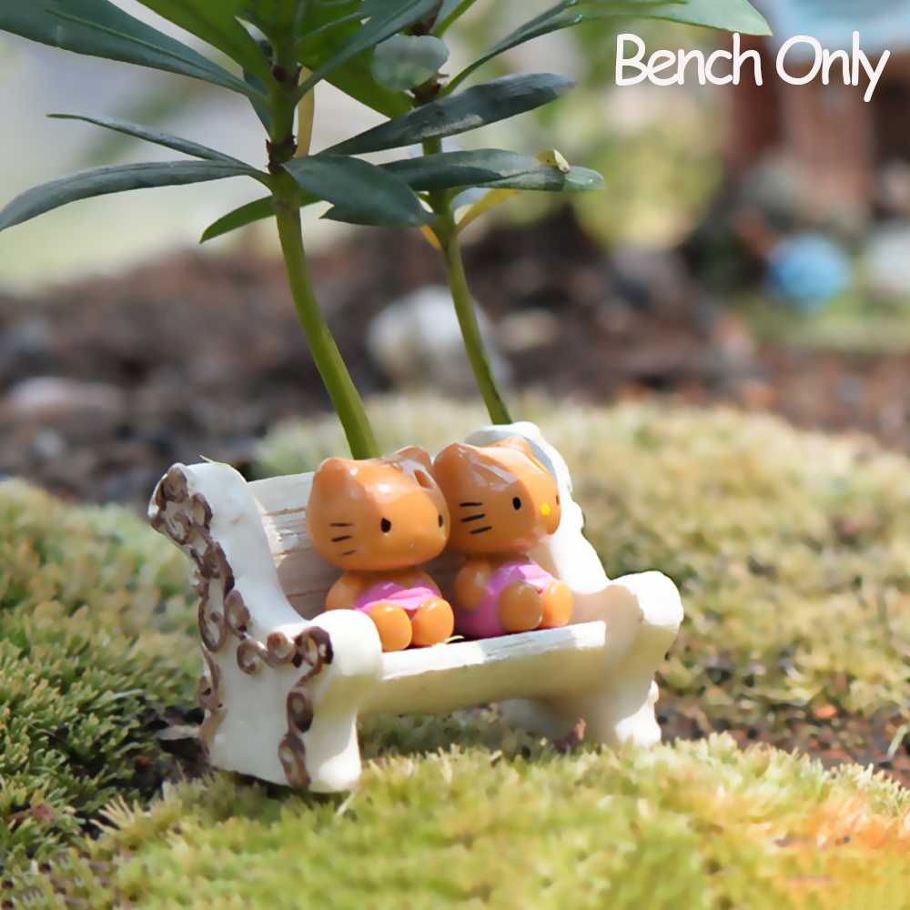 1 Pair DIY Fairy Garden Decor  – Bonsai Garden Bench Bewertung und Preis