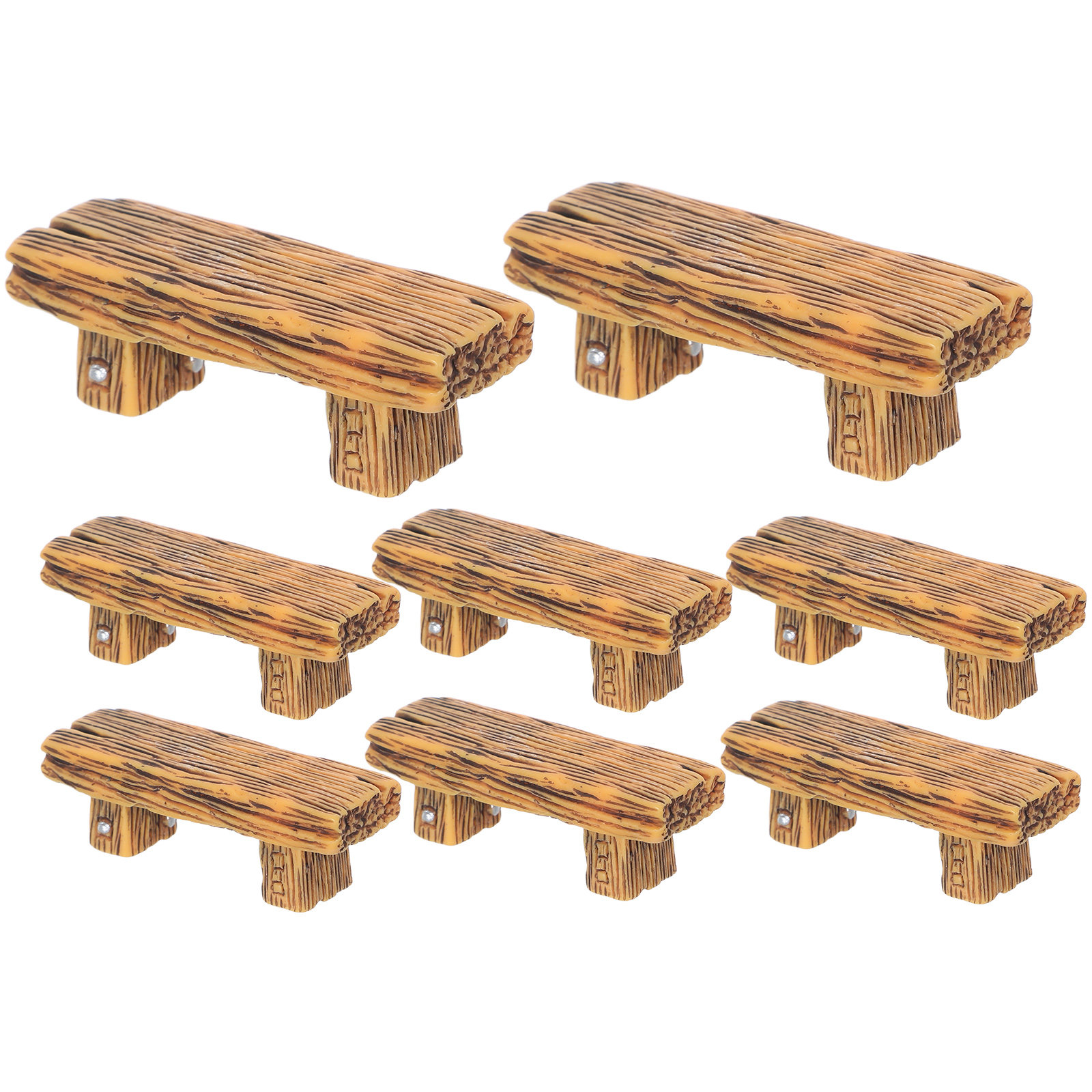 8Pcs Mini Resin Bench with Lif – Bonsai Garden Bench Bewertung und Preis